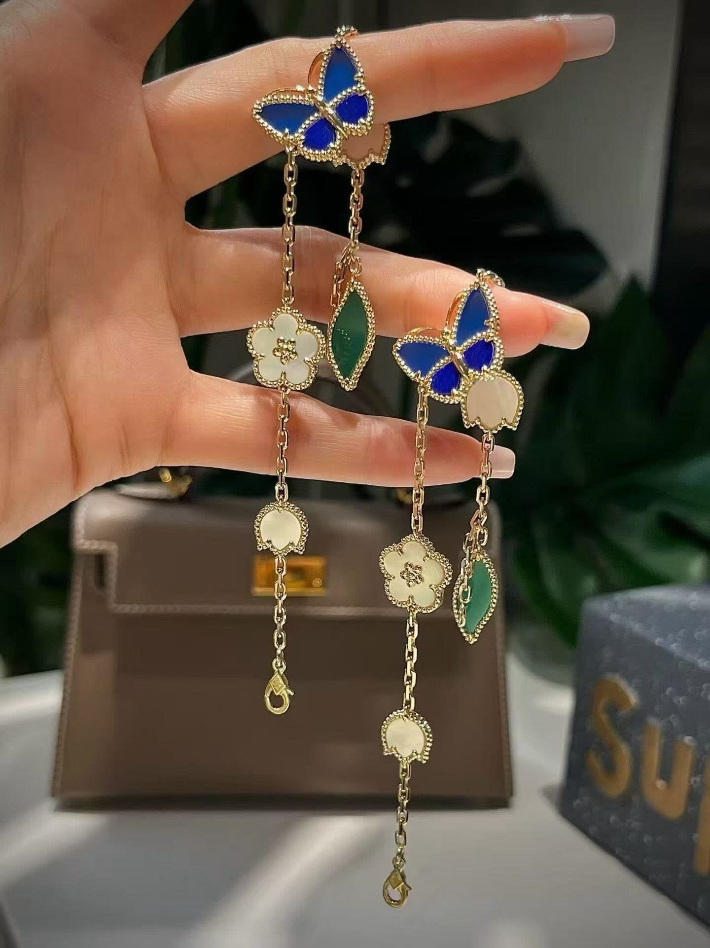 Van Cleef & Arpels Alhambra Butterfly Earrings